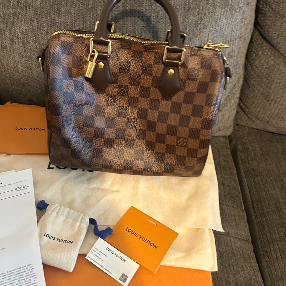 Louis Vuitton Damier Ebene Men's Briefcase